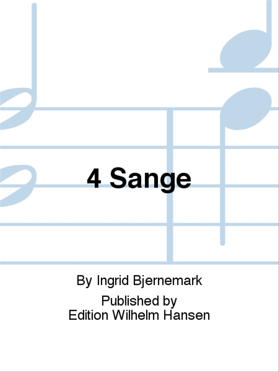 4 Sange Choir scores gallery preview page 1