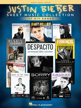 Book cover for Justin Bieber - Sheet Music Collection