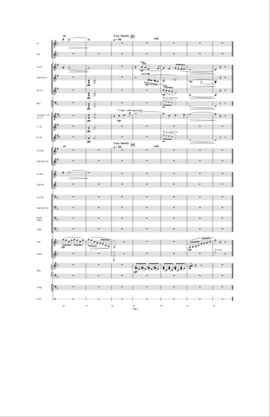 Purple Heart Concert Band scores gallery preview page 15