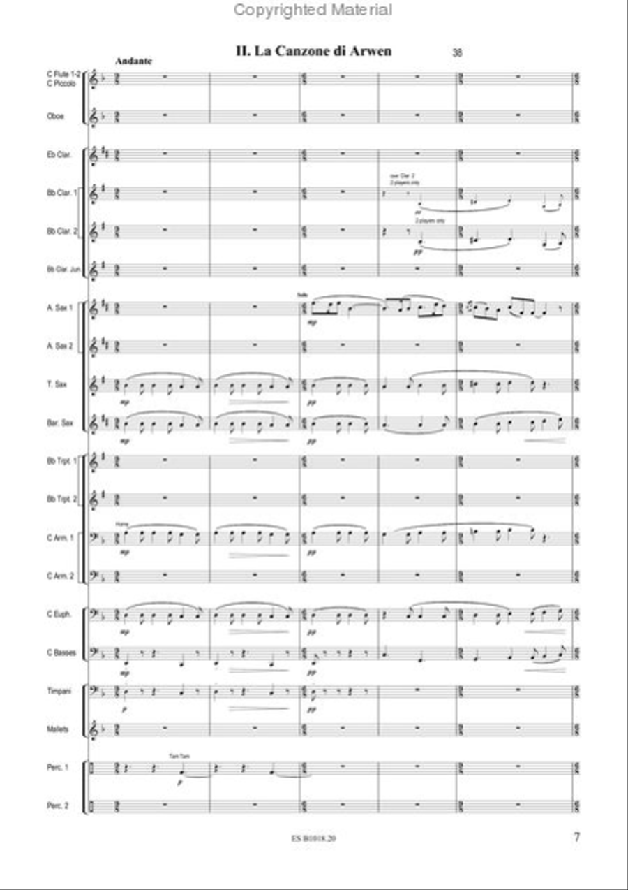 Gli Elfi Concert Band scores gallery preview page 4