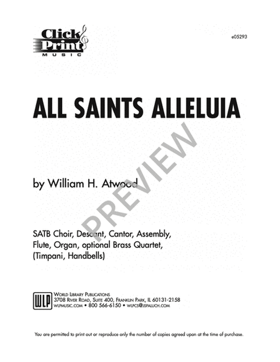 All Saints Alleluia-Atwood
