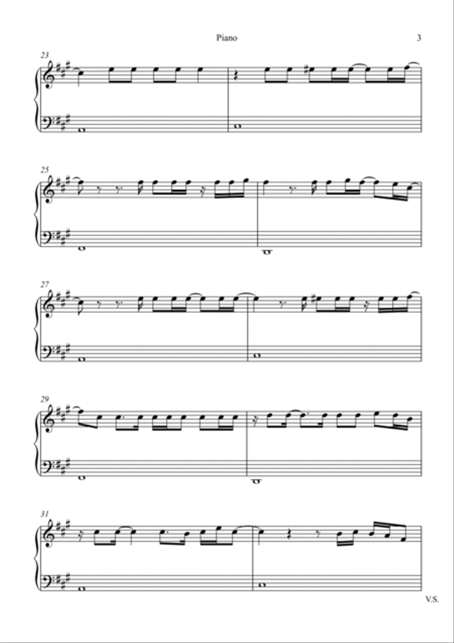 Unstoppable Easy Piano scores gallery preview page 3