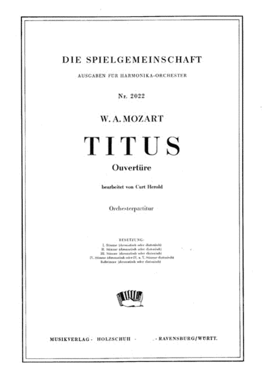 Titus Ouvertüre