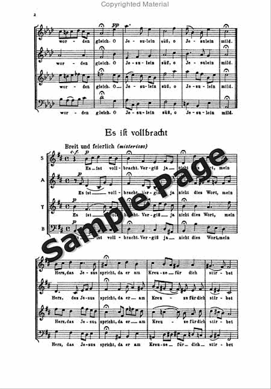 Chorales 6 Mixed Chorus Score 4-Part scores gallery preview page 3