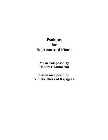 Psalmus for soprano and piano image number null