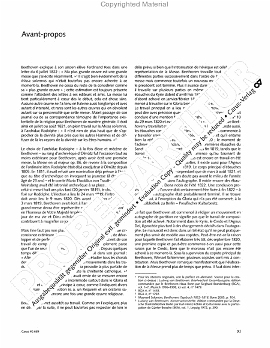 Missa solemnis Missa solemnis 4-Part scores gallery preview page 13
