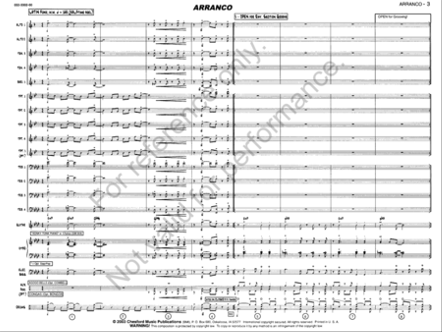 Arranco Jazz Ensemble scores gallery preview page 2