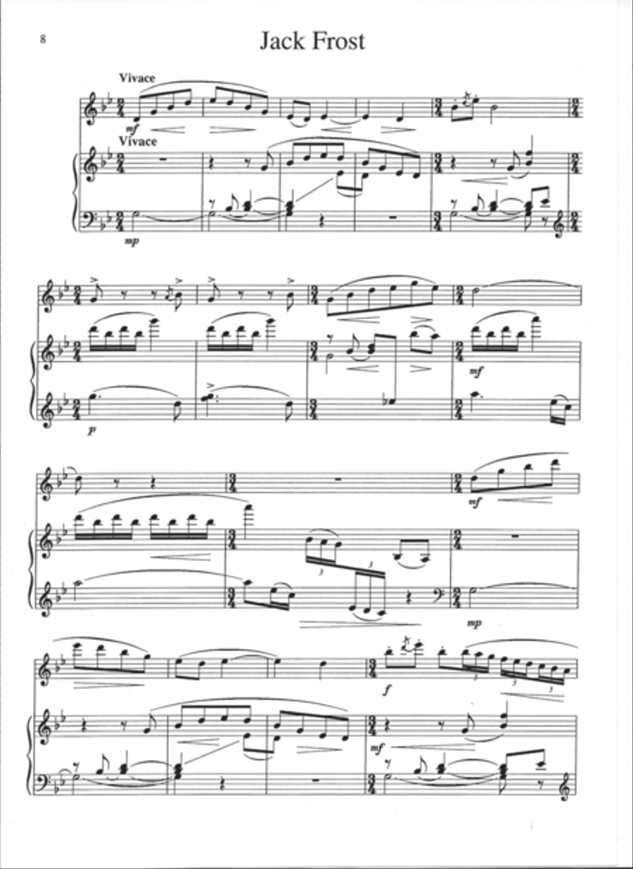 The Turning Seasons Violin Solo scores gallery preview page 5