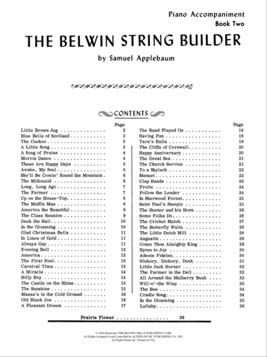 String Builder, Book 2 Chamber Orchestra scores gallery preview page 2