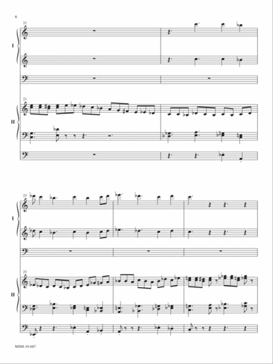 Toccata Organ scores gallery preview page 5