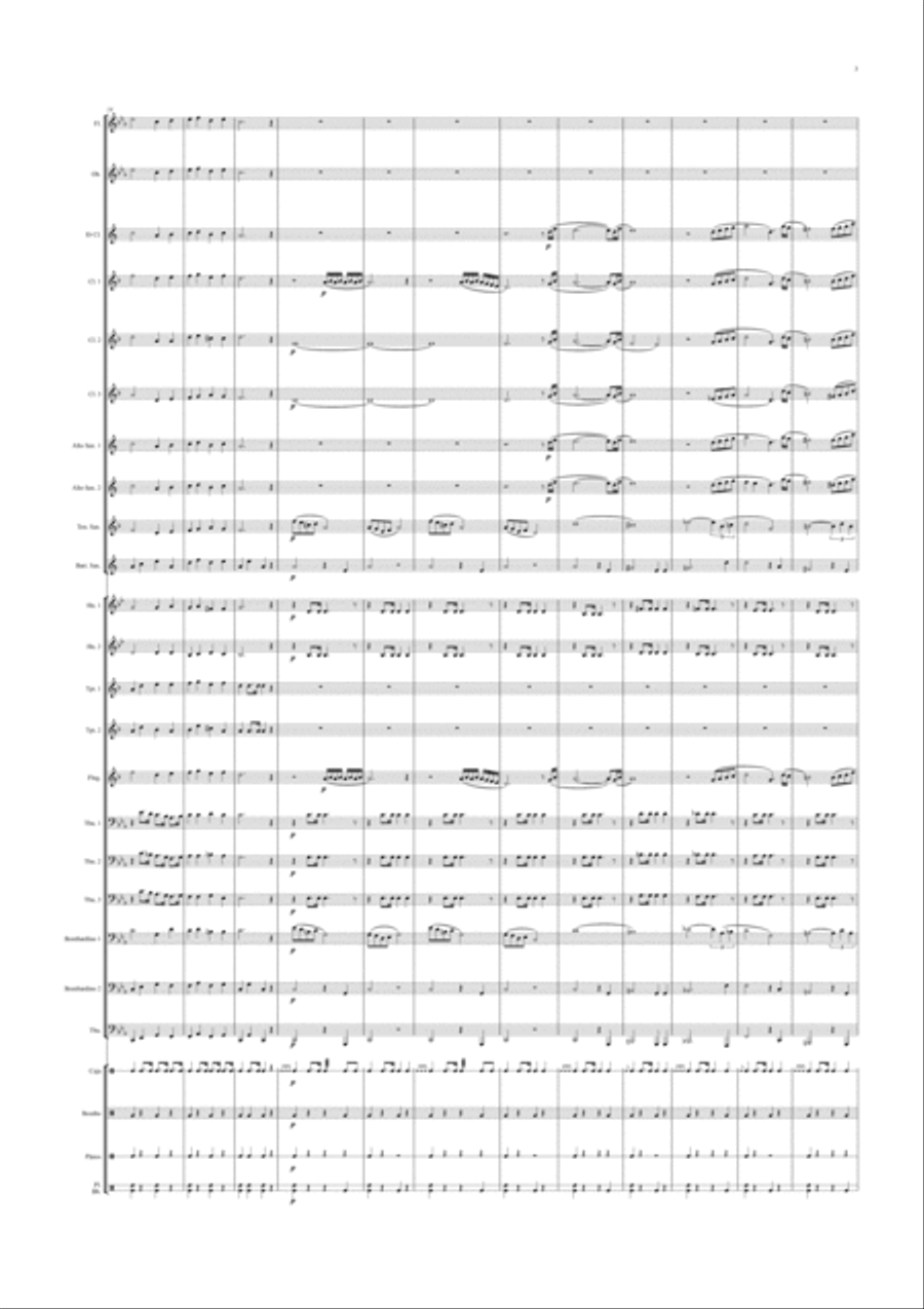 Dolor en San Sebastián Dolor en San Sebastián Concert Band scores gallery preview page 3