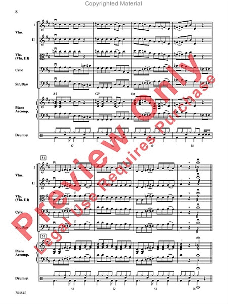 Finger Rock! Finger Rock! String Orchestra scores gallery preview page 9