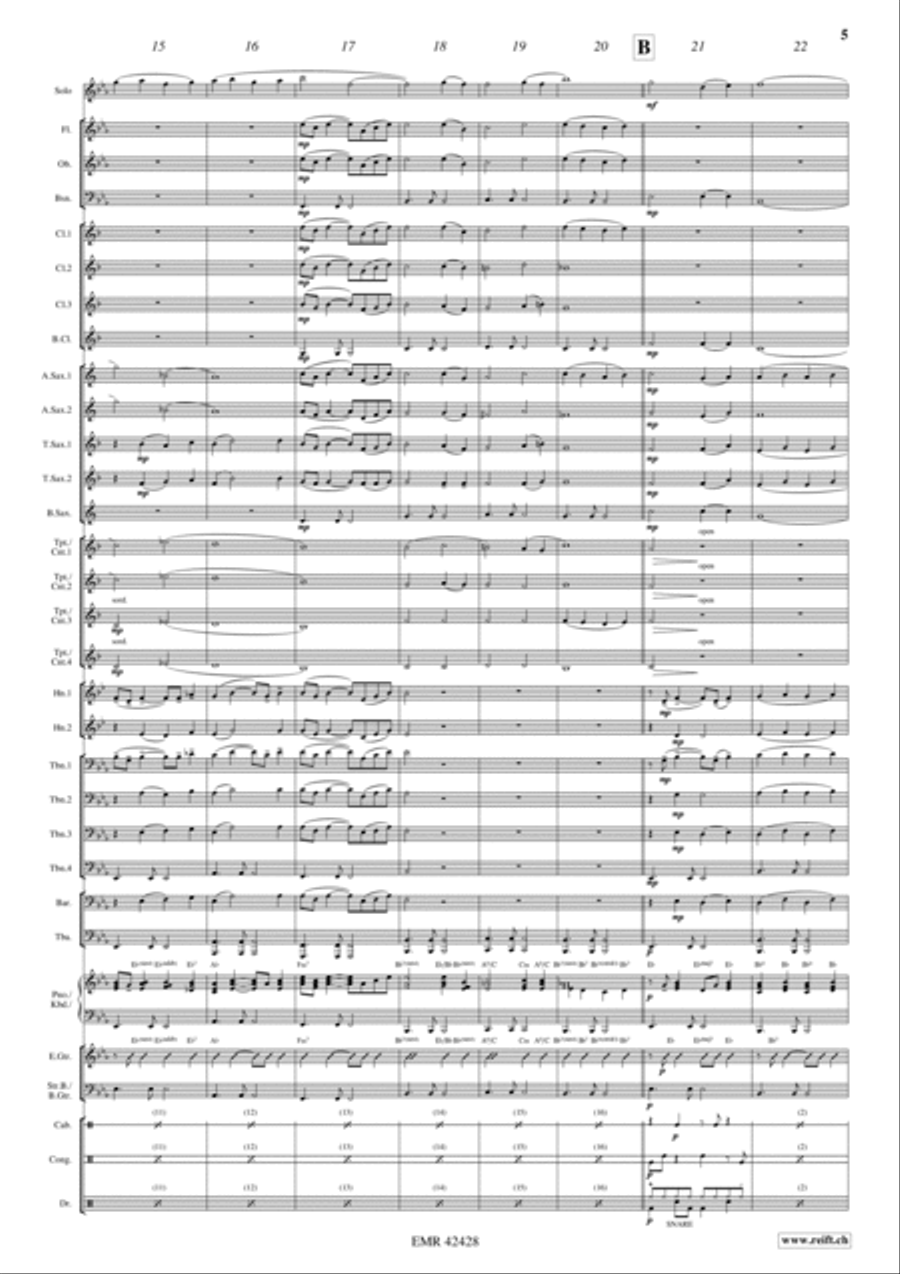 In mir klingt ein Lied Concert Band scores gallery preview page 5
