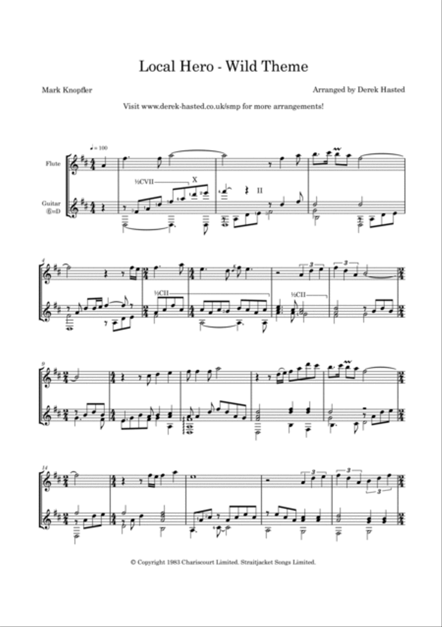 Local Hero - Wild Theme Flute scores gallery preview page 4