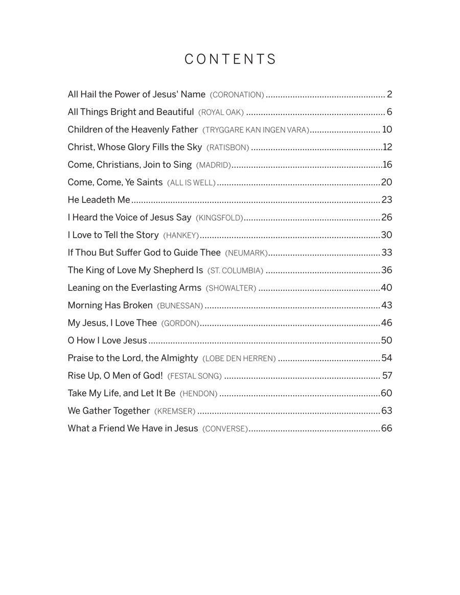Piano at Daybreak - Vol 2 - 20 new age hymn arrangements for solo piano Piano Solo scores gallery preview page 4