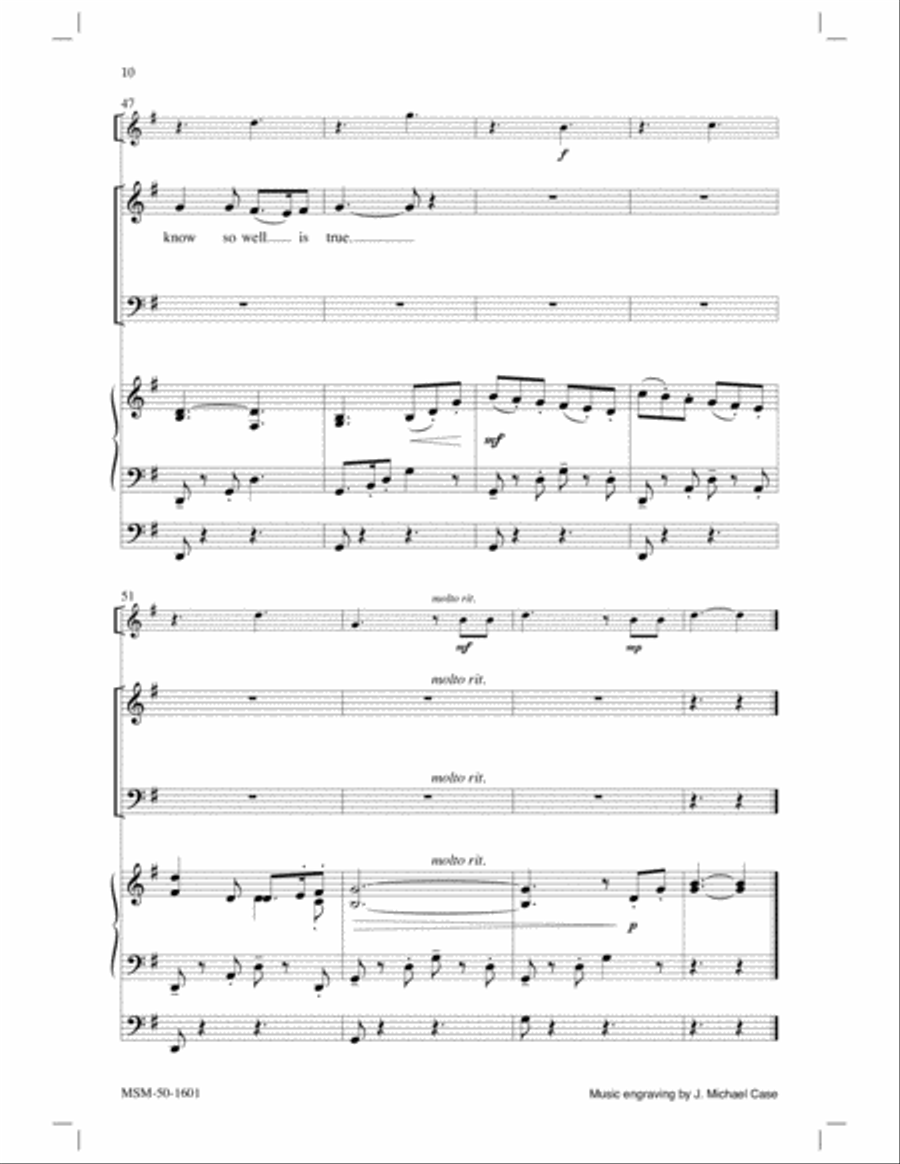 I Am So Glad Each Christmas Eve 4-Part scores gallery preview page 6