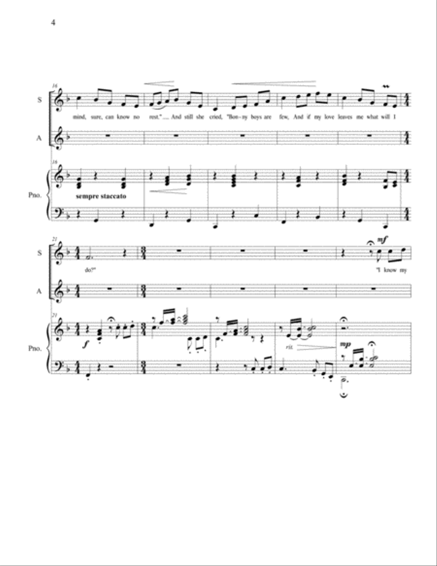 I Know My Love choral I Know My Love choral 4-Part scores gallery preview page 4