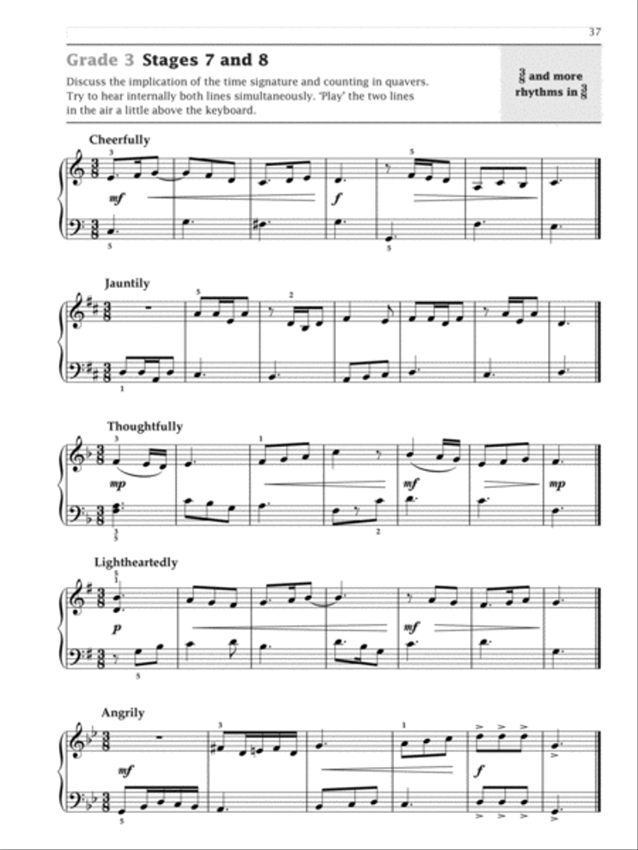 Improve Your Sight-reading! Piano (Teacher's Book) Piano Method scores gallery preview page 4