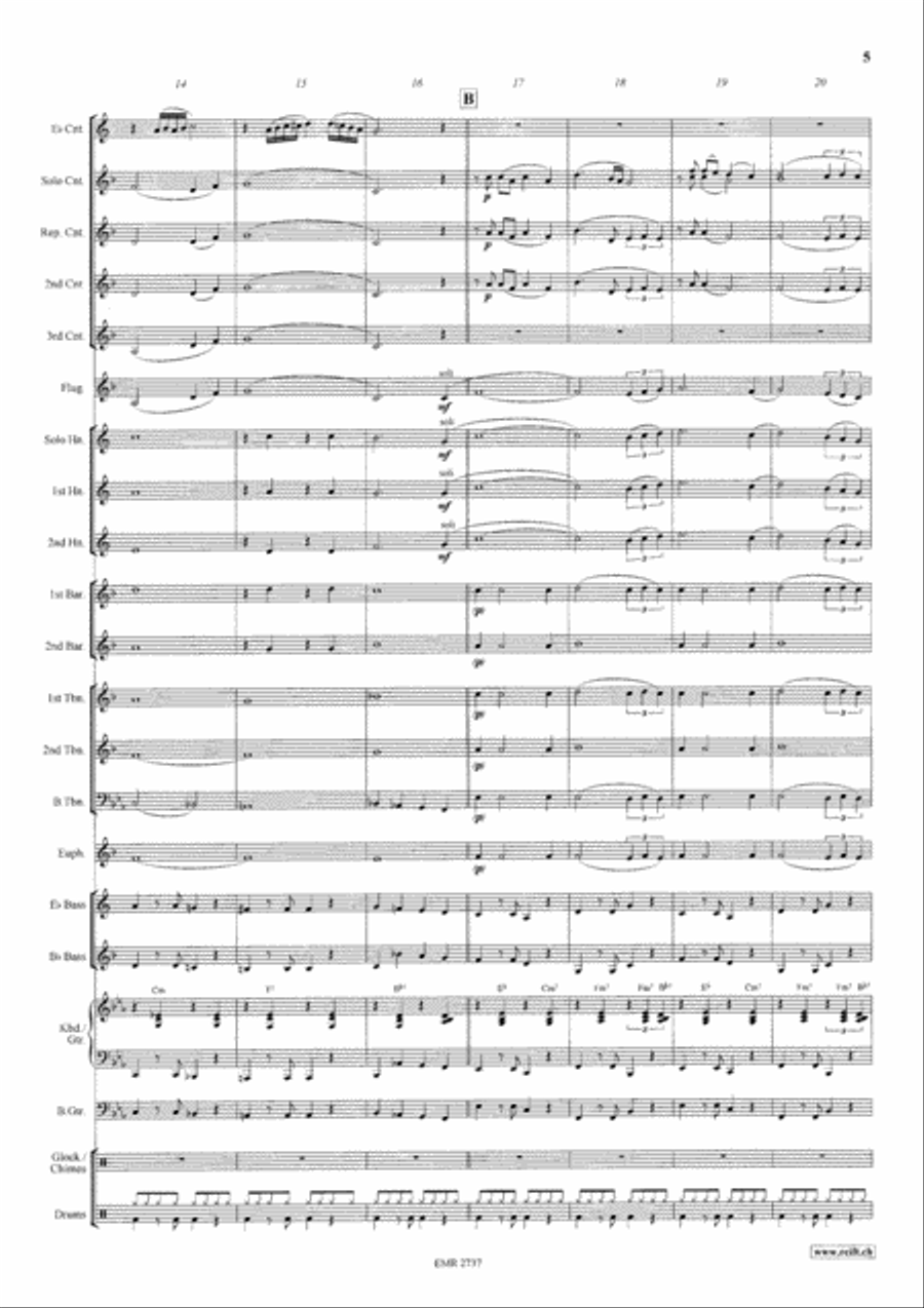 La Mer Brass Band scores gallery preview page 6