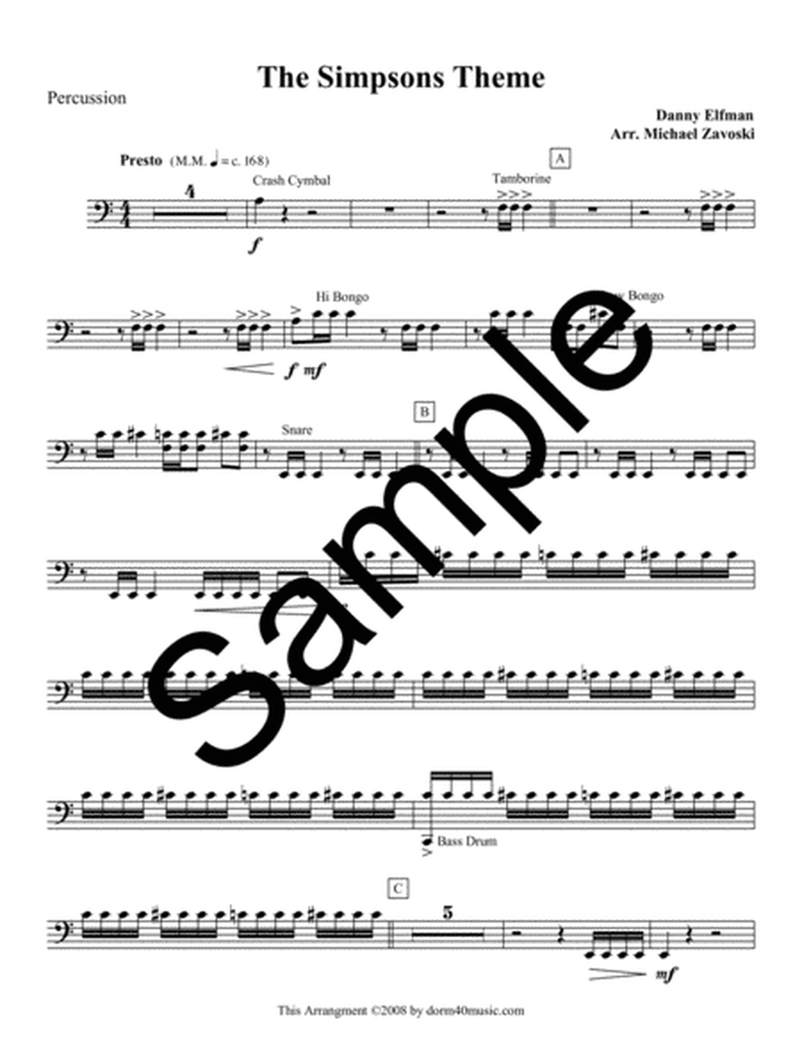 Theme From The Simpsons TM from the Twentieth Century Fox Television Series THE SIMPSONS image number null