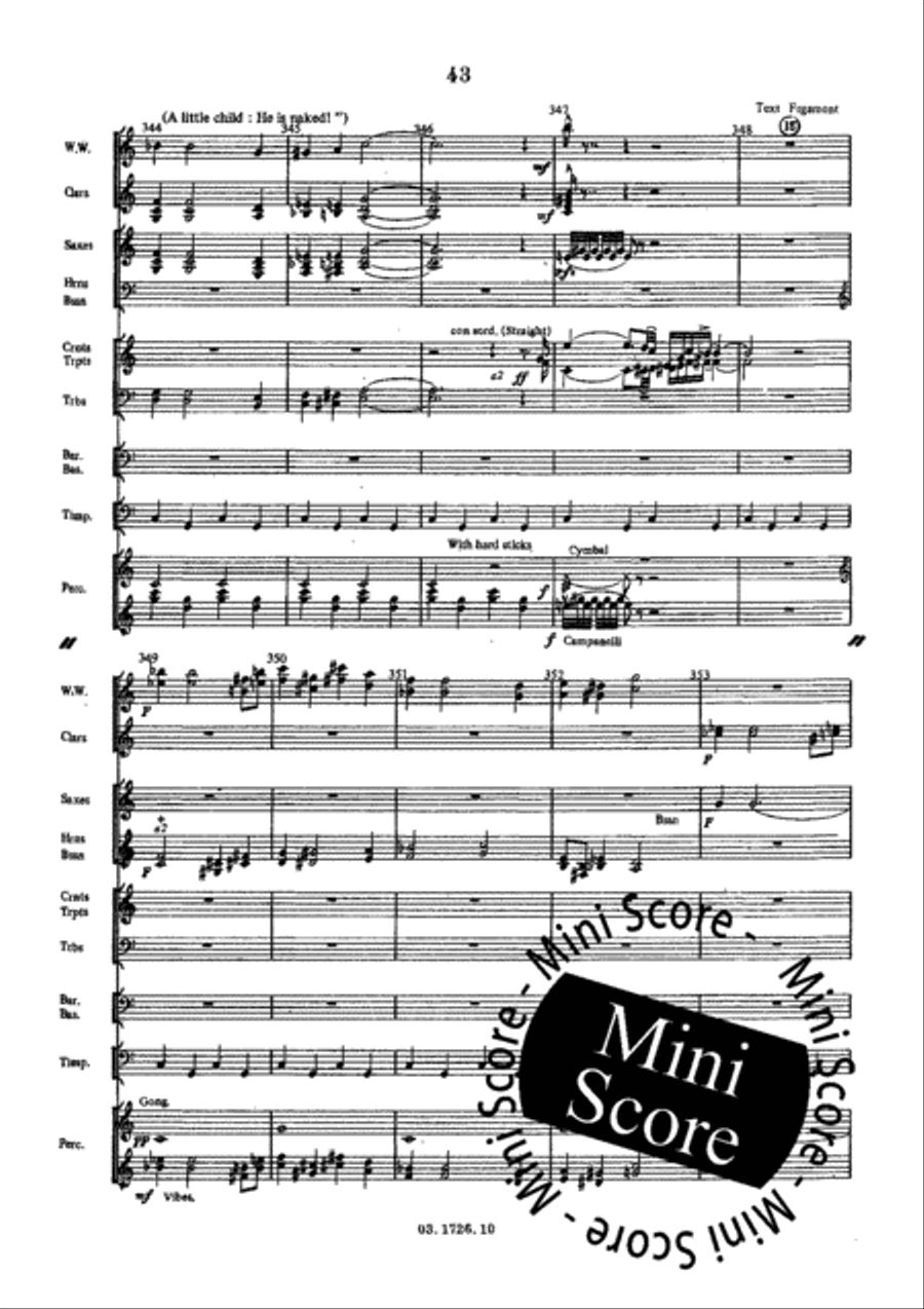 A New Dress for the Emperor Concert Band scores gallery preview page 52
