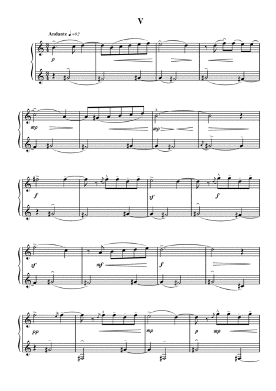 Entre dues línies for Piano Piano Solo scores gallery preview page 4