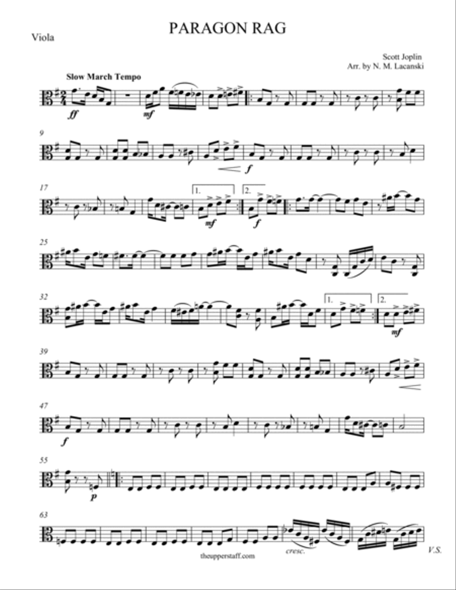 Paragon Rag String Quartet scores gallery preview page 3