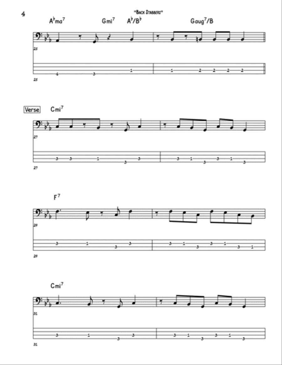 Back Stabbers Bass Guitar scores gallery preview page 4
