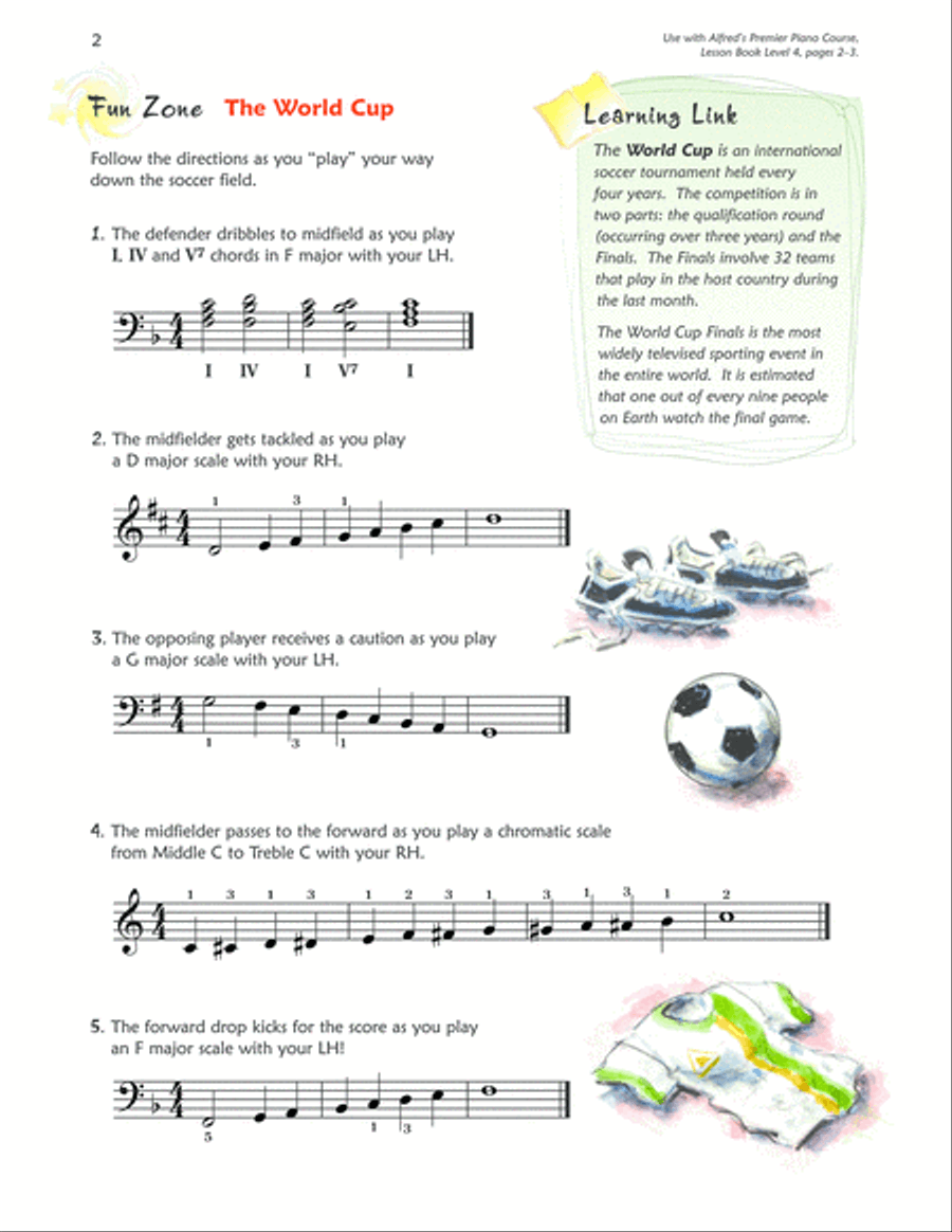 Premier Piano Course Theory, Book 4 Piano Method scores gallery preview page 2