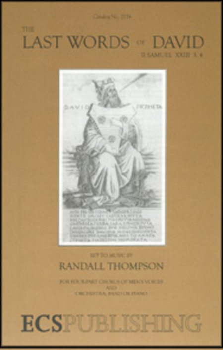 Randall Thompson: The Last Words of David