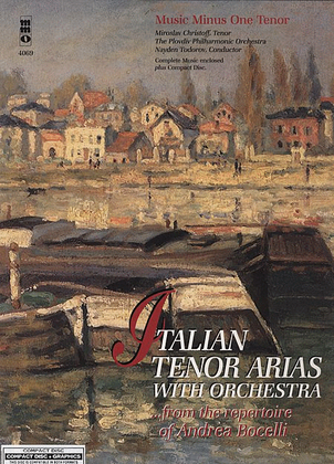 Book cover for Italian Tenor Arias with Orchestra from the Repertoire of Andrea Bocelli