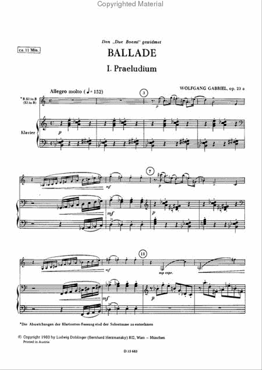 Ballade Ballade Bassoon scores gallery preview page 2