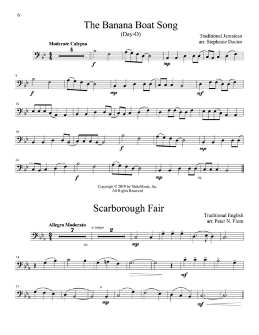 The Beginning Bassoon Soloist Small Ensemble scores gallery preview page 6