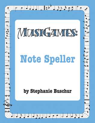 Book cover for MusiGames - Note Speller