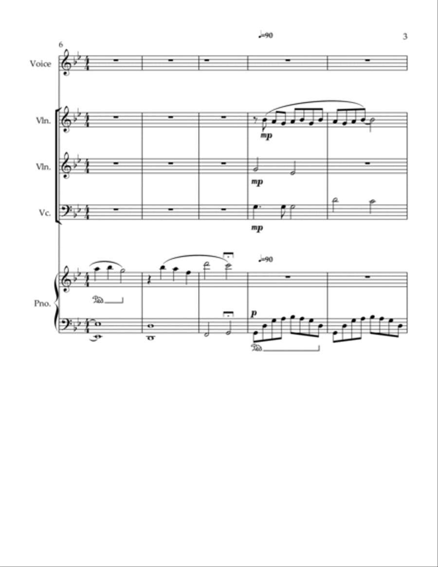 The Butcher of Bleeker Street Chamber Music scores gallery preview page 3