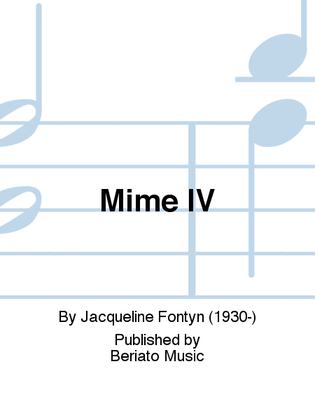 Book cover for Mime IV