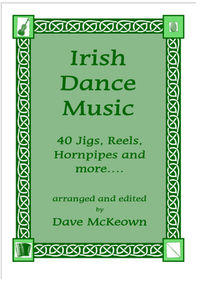 Book cover for Irish Dance Music Vol.1 for Guitar Tab, EADGBE; 40 Jigs, Reels, Hornpipes and more....