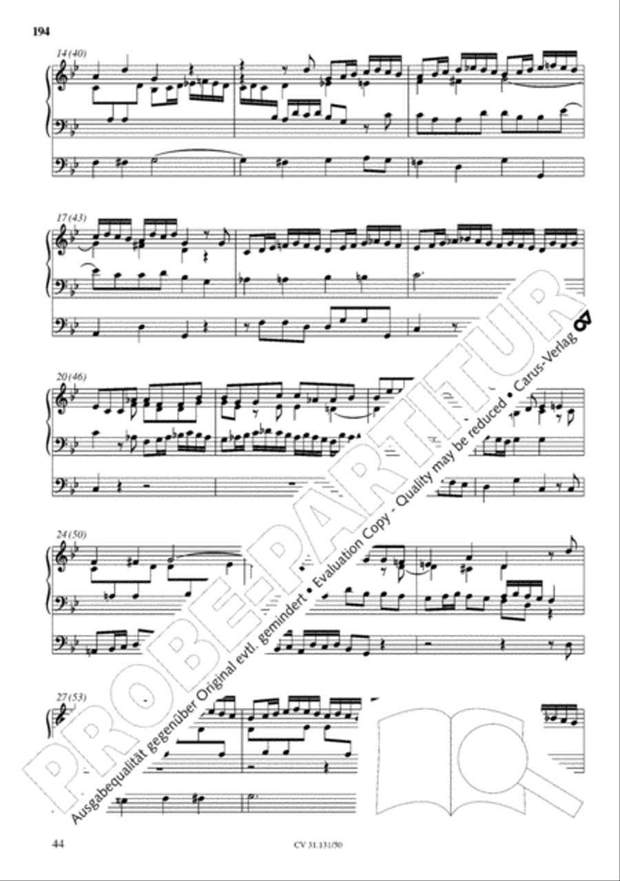 The Complete Sacred Vocal Works (Das geistliche Vokalwerk) Voice scores gallery preview page 195