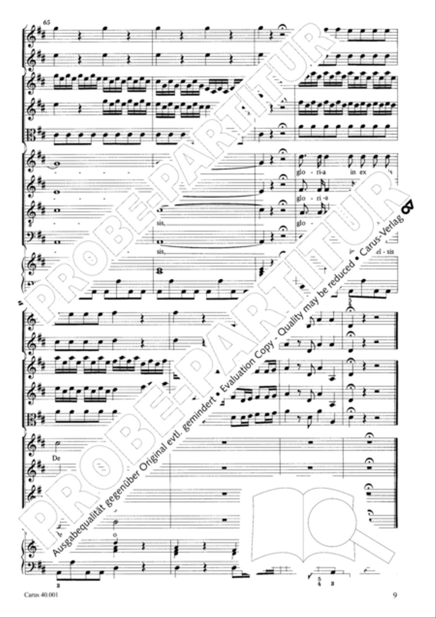 Gloria in D SSA scores gallery preview page 16