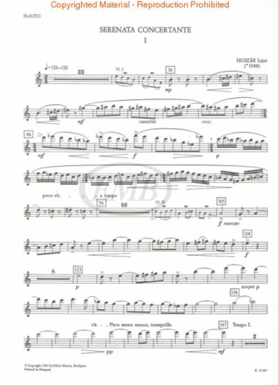 Serenata Concertante (Flute and Junior String Orchestra) String Orchestra scores gallery preview page 3