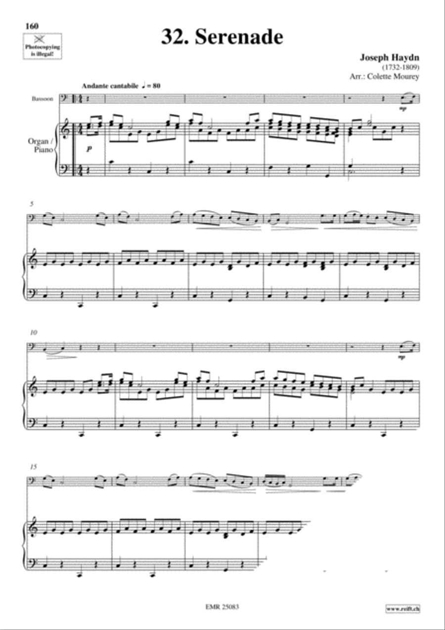 40 Greatest Classic Hits Vol. 4 Bassoon Solo scores gallery preview page 4