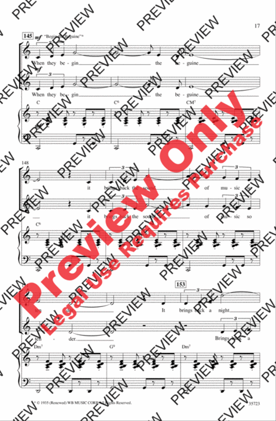 Let's Fall in Love Women's Choir scores gallery preview page 17
