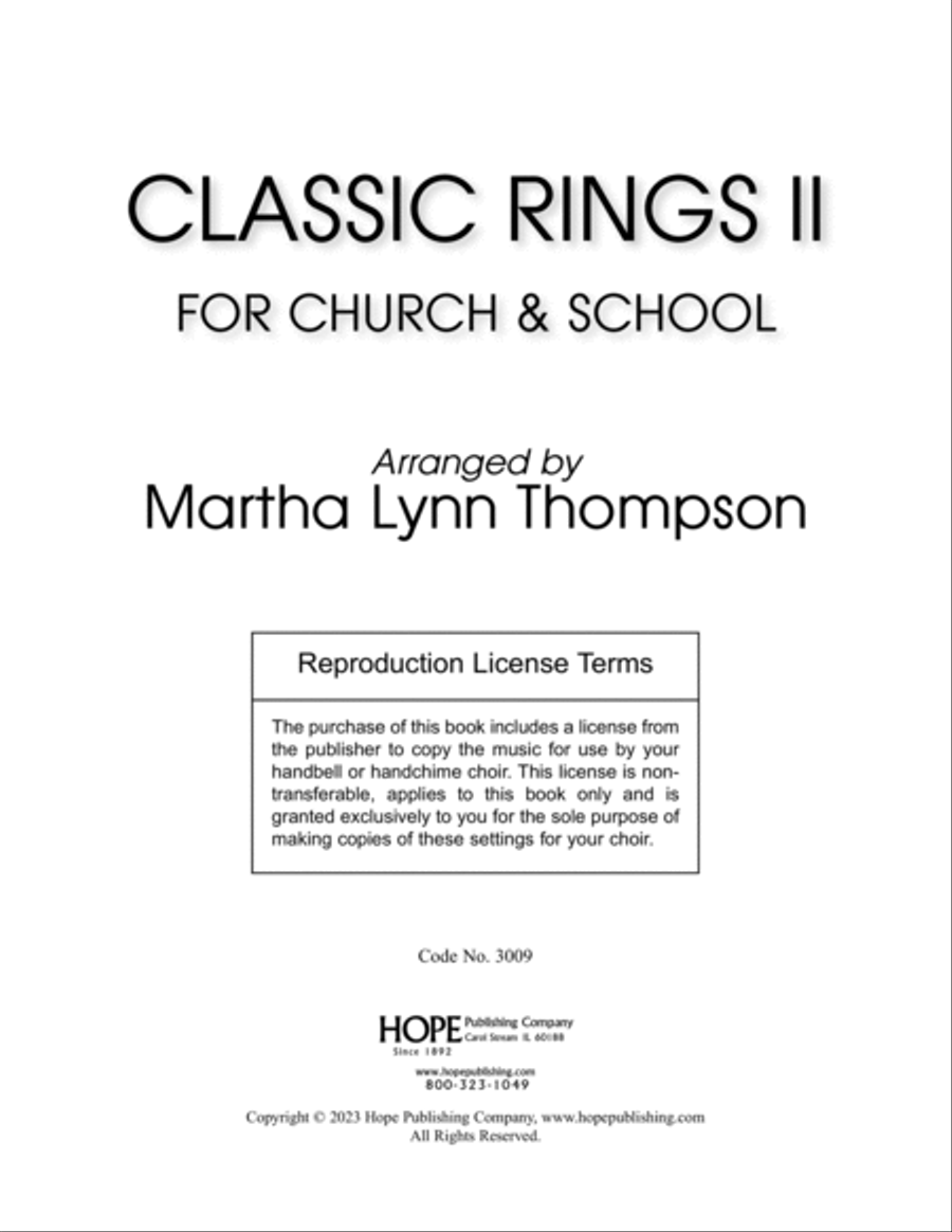 Classic Rings II: For Church & School 3-Octaves scores gallery preview page 3