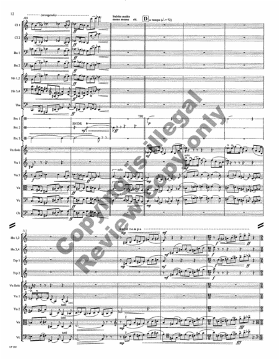 Symphony No. 1 Full Orchestra scores gallery preview page 116