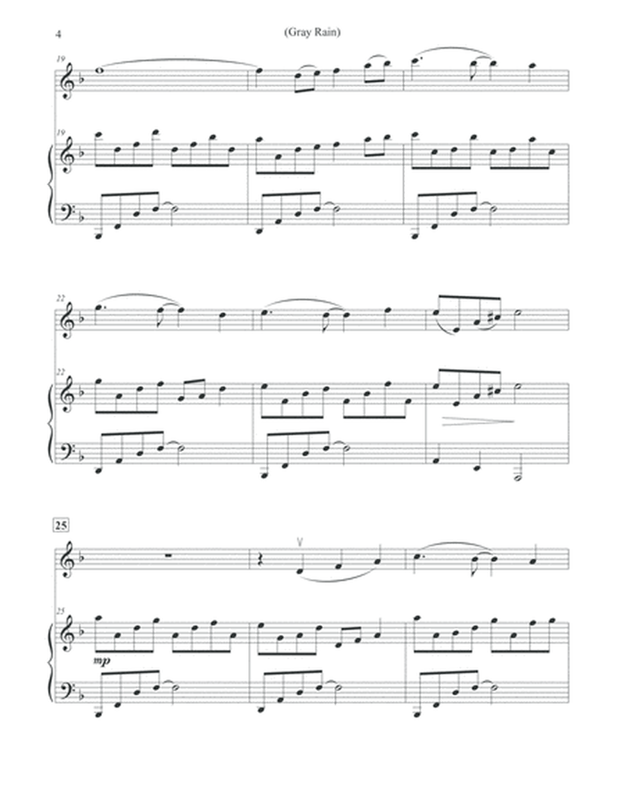 Gray Rain - Violin & Piano image number null
