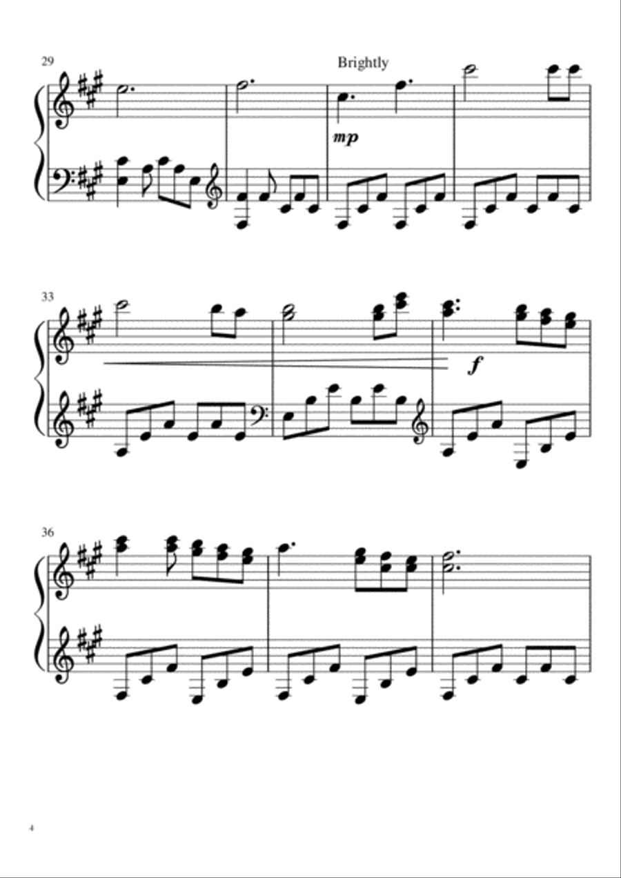 The Stars The Stars Piano Solo scores gallery preview page 4