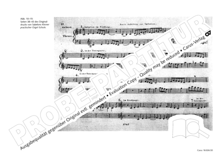 Chorale preludes. Compact practical organ school (Andreas Sabelon, Choralvorspiele: Kleine practische Orgelschule (1822))