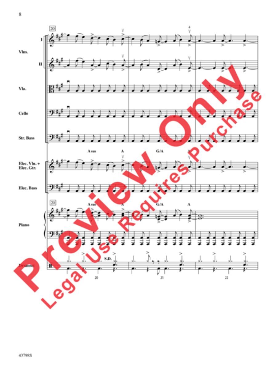 Siberian Sleigh Ride String Orchestra scores gallery preview page 41