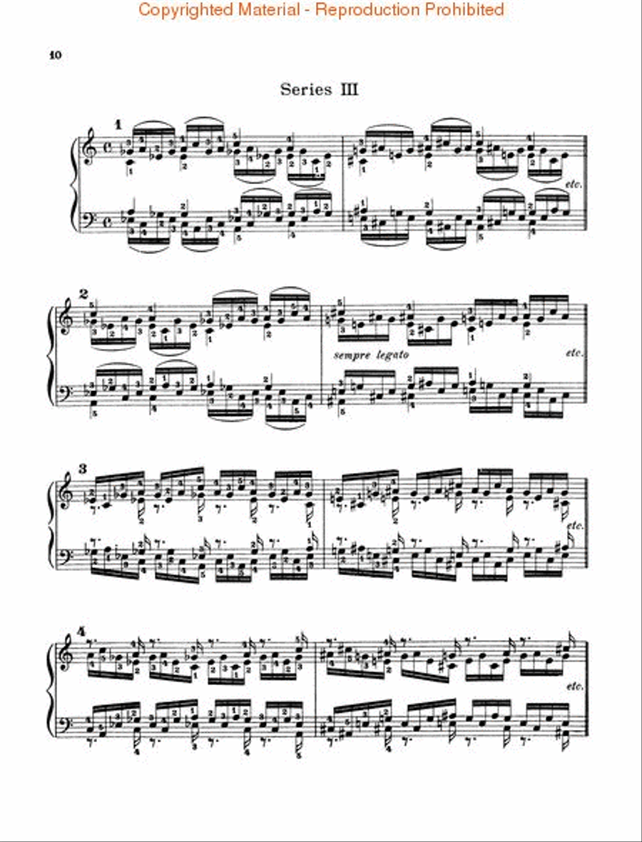 Exercises for Independence of Fingers – Book 2 Piano Method scores gallery preview page 3