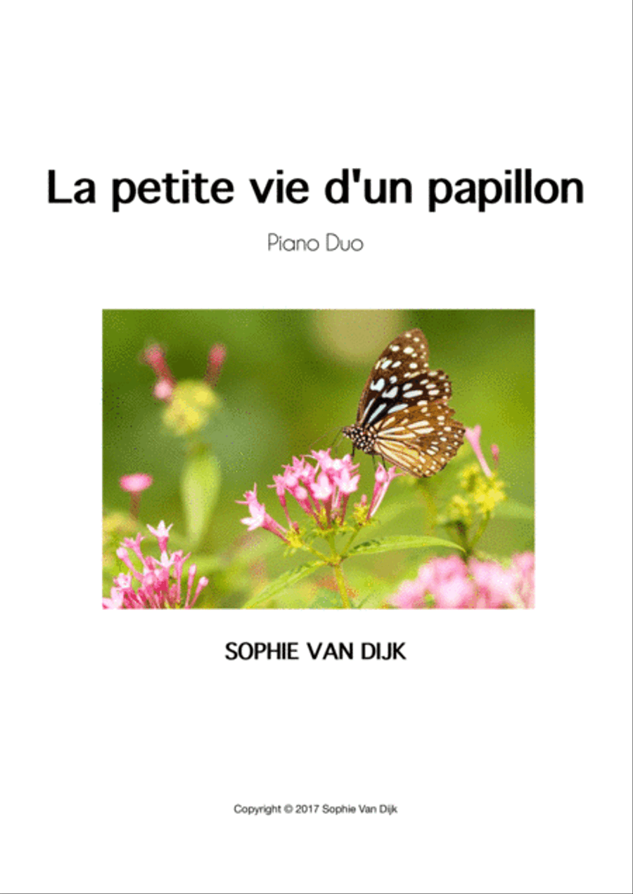 La petite vie d'un papillon 2 Pianos, 4-Hands scores gallery preview page 1